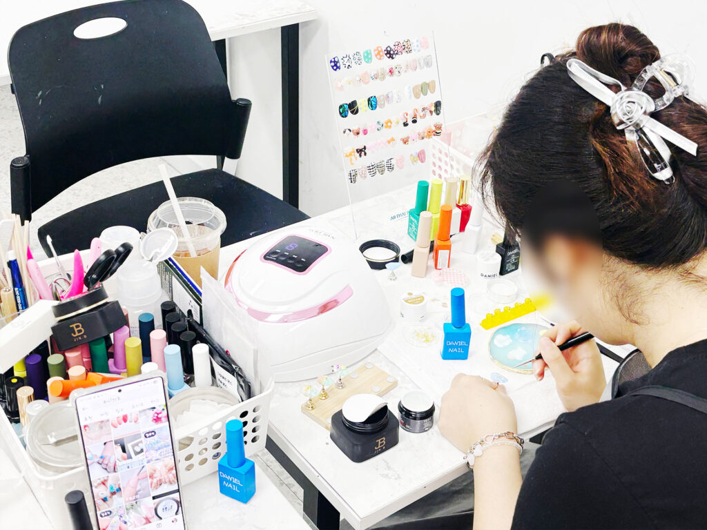 네일아트 국가자격증 떨어지는 이유 5가지 | 합격하는 방법 총정리 네일아트 국가자격증 기초 실습 연습 모습